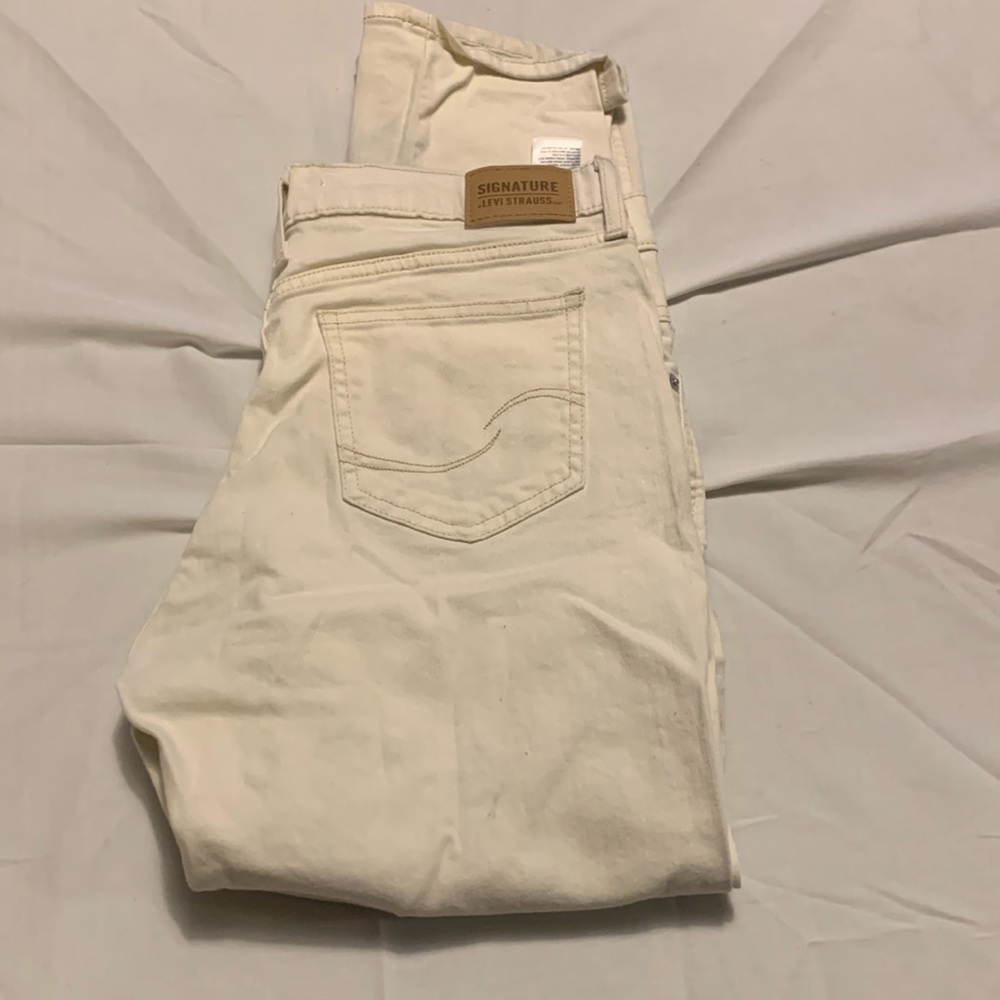 Levi signature heritage high rise straight leg jeans